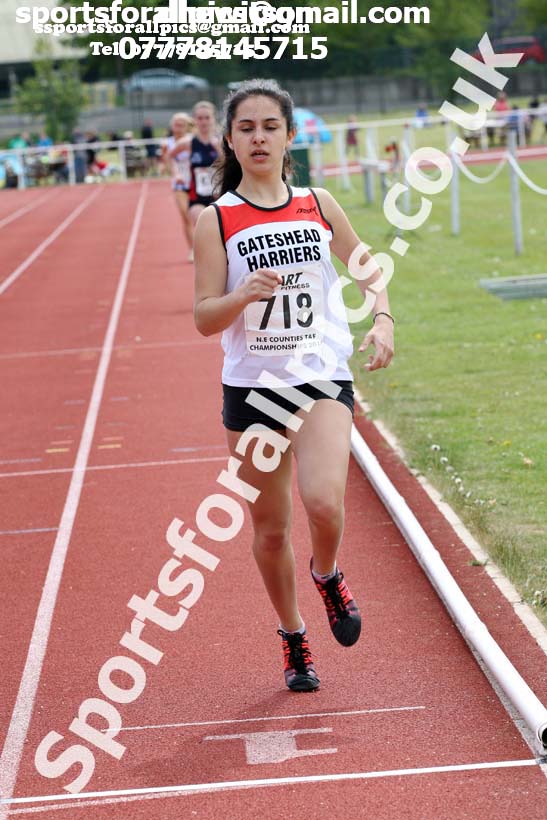 Senior women and under-20s 800 metres, North Eastern Track and Fields Champs., Middlesbrough. Photo: David T. Hewitson/Sports for All Pics